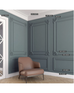 Молдинг Bello Deco М1 XPS Полимер 2000*90*23 мм-foto3