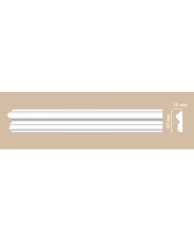 Молдинг гладкий Decomaster 97803 (40*16*2400)-foto5