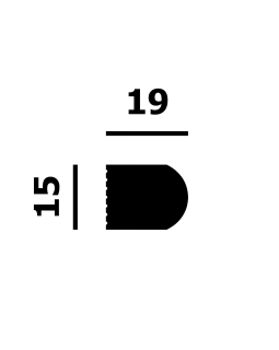 Молдинг P196 Перфект Плюс XPS Полимер 2000*19*15 мм-foto2