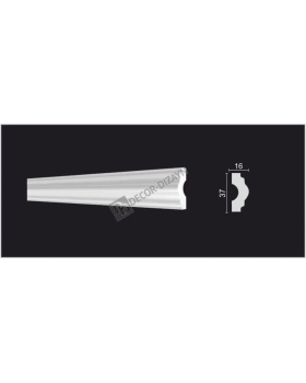 Молдинг Decor Dizayn DD23 Полистирол 2000*37*16 мм