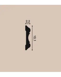 P8040F Панель молдинга гибкая Orac Decor Полиуретан-foto2