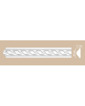Молдинг с орнаментом Decomaster DT8050 гибкий (40*17*2400)