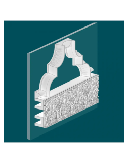 Молдинг Европласт 1.65.003 Пенополиуретан 2000*60*33 мм-foto3