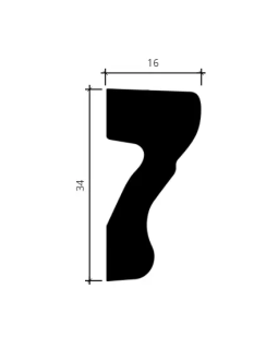 Молдинг Европласт 1.51.346 Пенополиуретан 2000*34*16 мм-foto4
