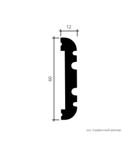 Молдинг Европласт 6.51.705 Пенополиуретан 2000*60*11 мм-foto4