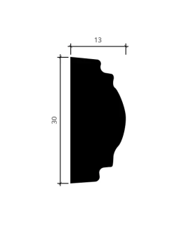Молдинг Европласт 1.51.379 Пенополиуретан 2000*30*13 мм-foto4
