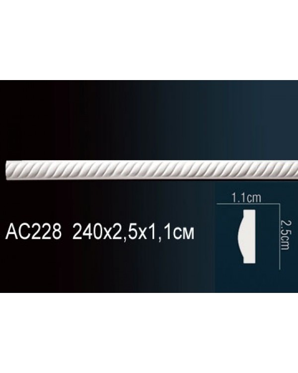 Молдинг гибкий AC228F Перфект Полиуретан