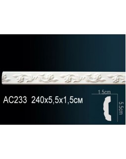 Молдинг гибкий AC233F Перфект Полиуретан