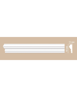 Молдинг гладкий Decomaster 97154 гибкий (40*17*2400мм)-foto4