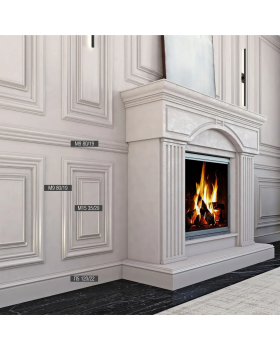 Молдинг Bello Deco М9 XPS Полимер 2000*80*19 мм-foto3