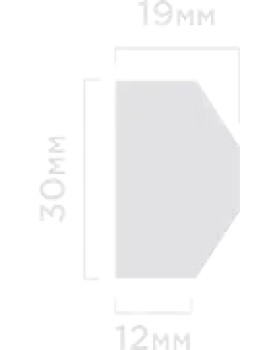 Молдинг Hiwood TRS30 Полистирол Под покраску-foto2