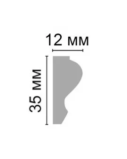 Молдинг Decomaster A033 (35*12*2000)-foto2