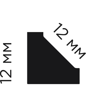 Молдинг Hiwood D12V2 Полистирол Под покраску 2700*120*120 мм-foto2