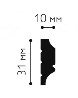 Молдинг Mallers MP116 Композит 2000*31*10 мм-foto2