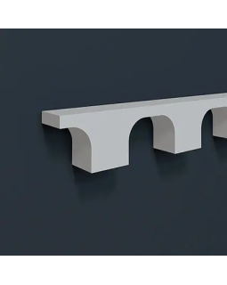 Молдинг Европласт 1.51.806 Пенополиуретан 2000*49*30 мм-foto2