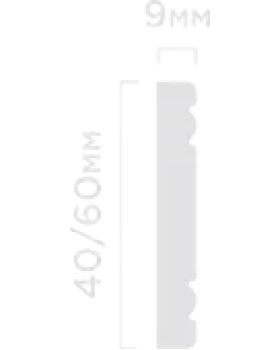 Молдинг Hiwood W1060 Полистирол Под покраску-foto2