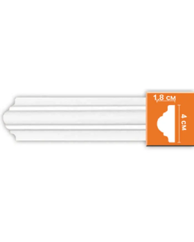 Молдинг гладкий Decomaster 97010 гибкий (40*18*2400)-foto5