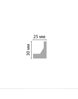 Молдинг Decomaster D507 XPS Полимер 2000*25*30 мм-foto2