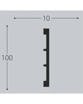 Молдинг Bello Deco М20 XPS Полимер 2000*100*10 мм-foto2