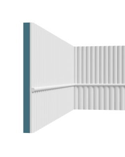 Молдинг P196 Перфект Плюс XPS Полимер 2000*19*15 мм-foto3