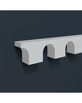 Молдинг Европласт 1.51.805 Пенополиуретан 2000*50*30 мм-foto2