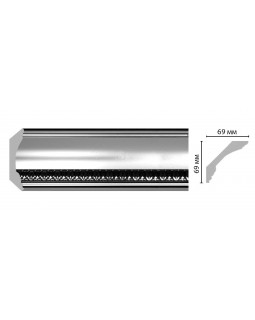 Плинтус Decomaster 100C-63 ШК/14 (69*69*2400 мм)