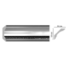 Плинтус Decomaster 100C-63 (69*69*2400 мм)