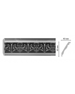 Плинтус Decomaster 155B-63 (60*40*2400 мм)