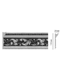 Плинтус Decomaster D225-63 (110*29*2400 мм)