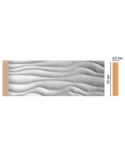 Цветной молдинг Decomaster D043-375 (60*8*2400)