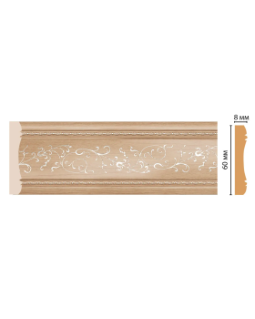 Цветной молдинг Decomaster 186-11 (60*8*2400)