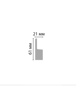 Молдинг Decomaster D305 (61*21*2900)-foto2
