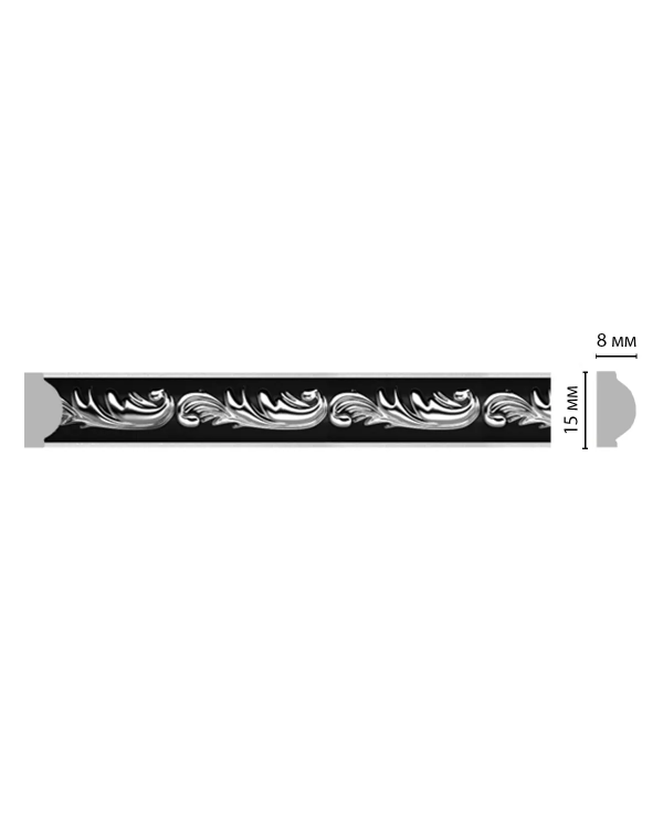 Молдинг Decomaster 130-63 (15*8*2400 мм)