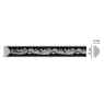 Молдинг Decomaster 130-63 (15*8*2400 мм)