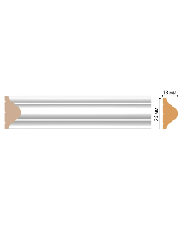 Цветной молдинг Decomaster D001-114 (26*13*2400)