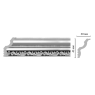Плинтус Decomaster 148B-63 (45*30*2400 мм)