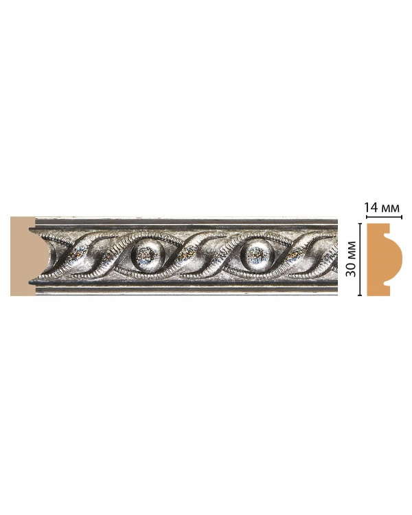 Цветной молдинг Decomaster 157-44 (30*13*2400мм)