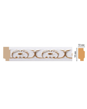 Цветной молдинг Decomaster 158-118 (18*10*2400)