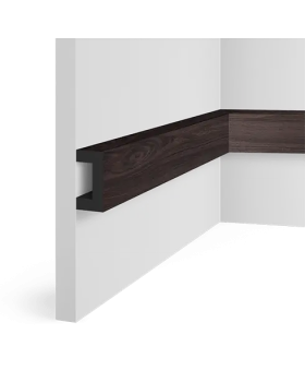 Декоративная рейка Hiwood LB40 Фитополимер 2000*40*20 мм-foto2