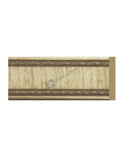 Молдинг средний Decor Dizayn W1080-S Полистирол 2400*80*9 мм