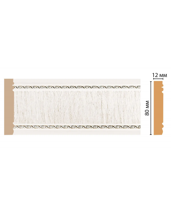 Цветной молдинг Decomaster 150-7D (80*12*2400)
