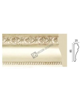 Молдинг средний Decor Dizayn 152-937 Полистирол 2400*85*25 мм