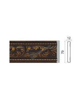 Молдинг широкий Decor Dizayn 150-966 Полистирол 2400*79*12 мм