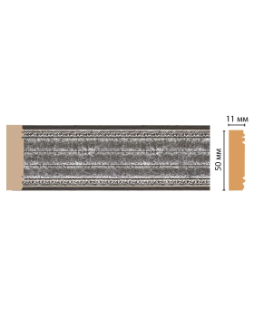 Цветной молдинг Decomaster 156-44 (50*11*2400)