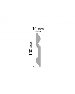 Плинтус напольный Decomaster 137 ДМ (137*14*2000 мм)-foto2