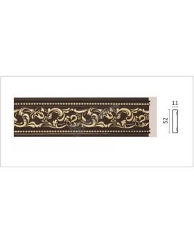 Молдинг средний Decor Dizayn 156-39G Полистирол 2400*52*11 мм