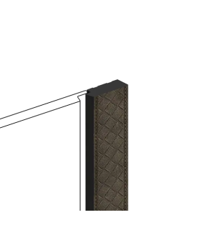 Финишный молдинг Hiwood LF124B(LE1) Фитополимер 2700*31*12 мм