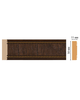Цветной молдинг Decomaster 156-1 (50*11*2400)