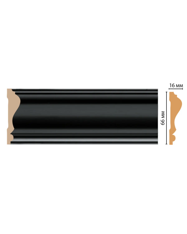 Цветной молдинг Decomaster D022-195 (66*16*2400)