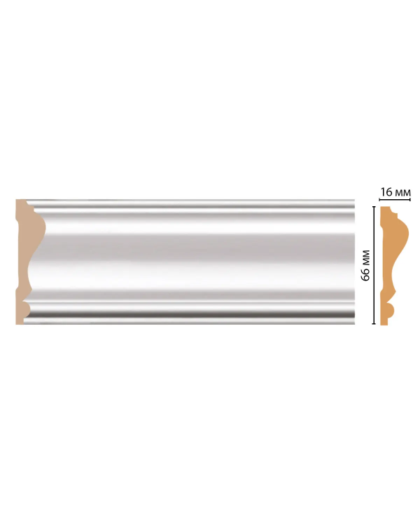 Цветной молдинг Decomaster D022-114 (66*16*2400)